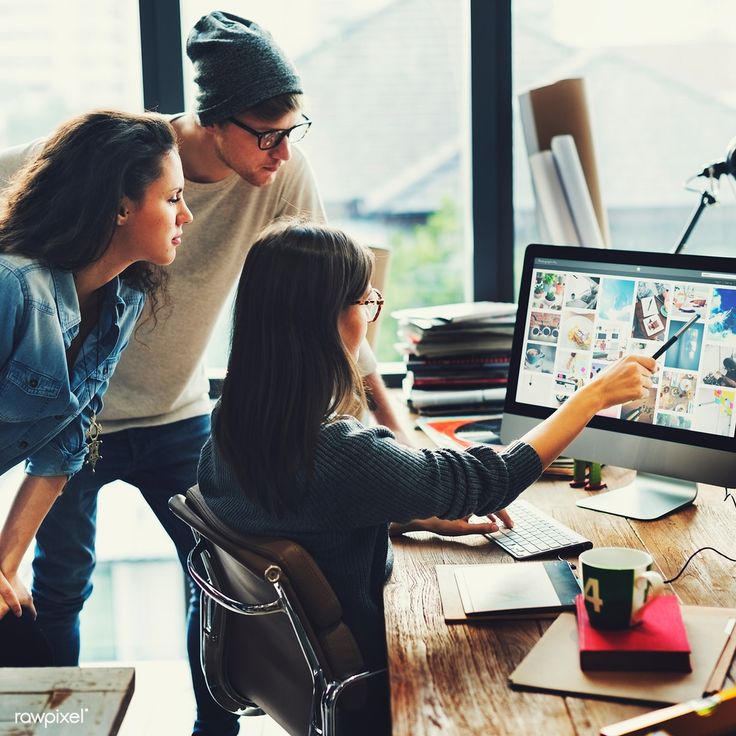 Download premium image of Brainstorming Business Vision Teamwork Casual Concept by Jira about team talk, team office, online meeting, activity, and adult 56983